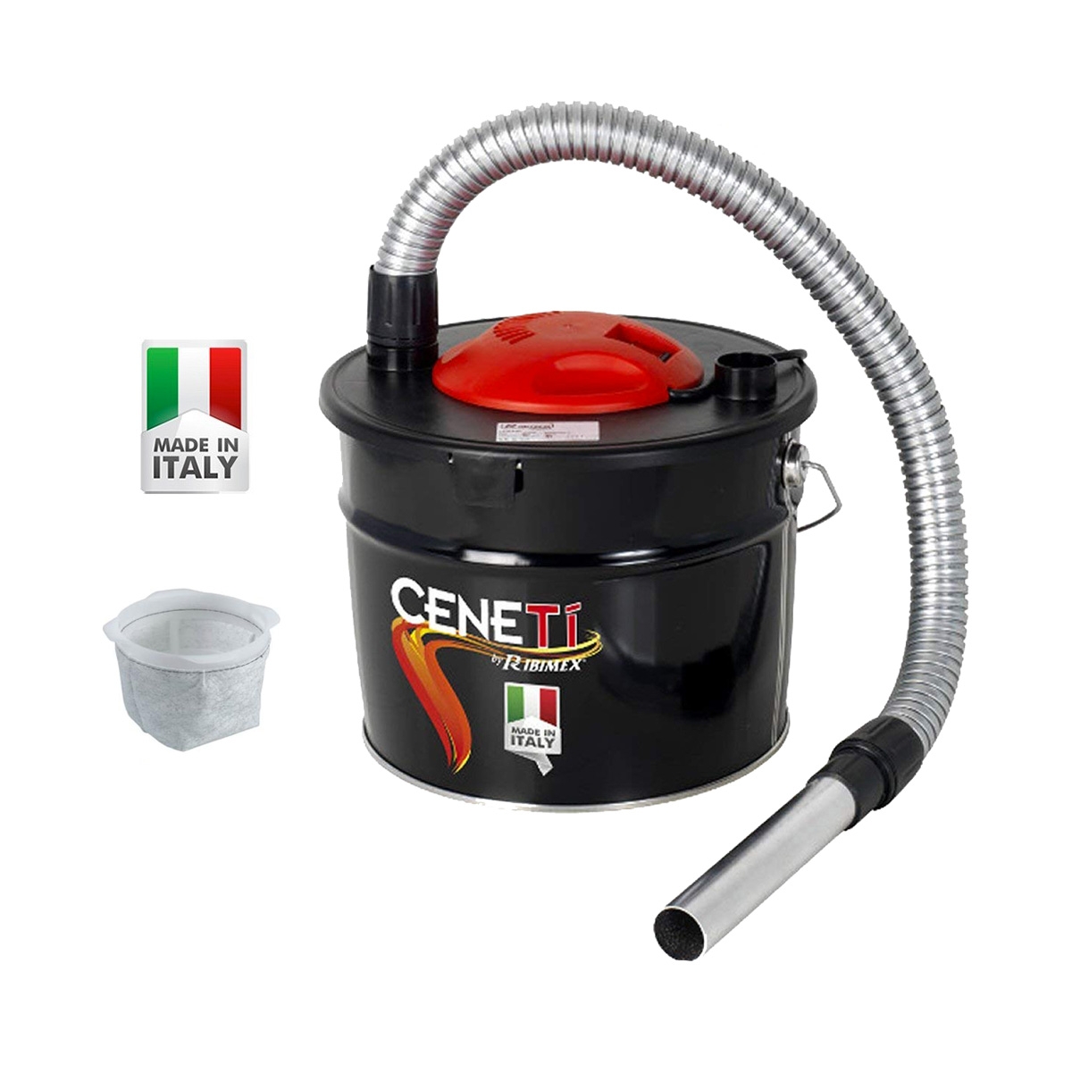 Aspiracenere PowerX HIT Per Stufe E Camini - 800W, Serbatoio 15L Con Aspiracenere PowerX HIT Per Stufe E Camini - 800W, Serbatoio 15L Con