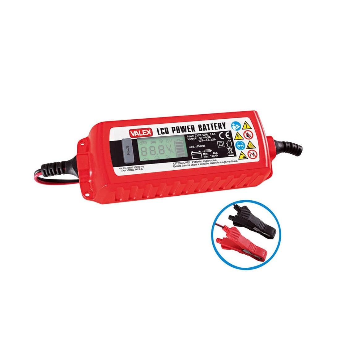 Carica Batteria Moto e Mantenitore di Carica ENERGYSAFE Smart 12V-6V