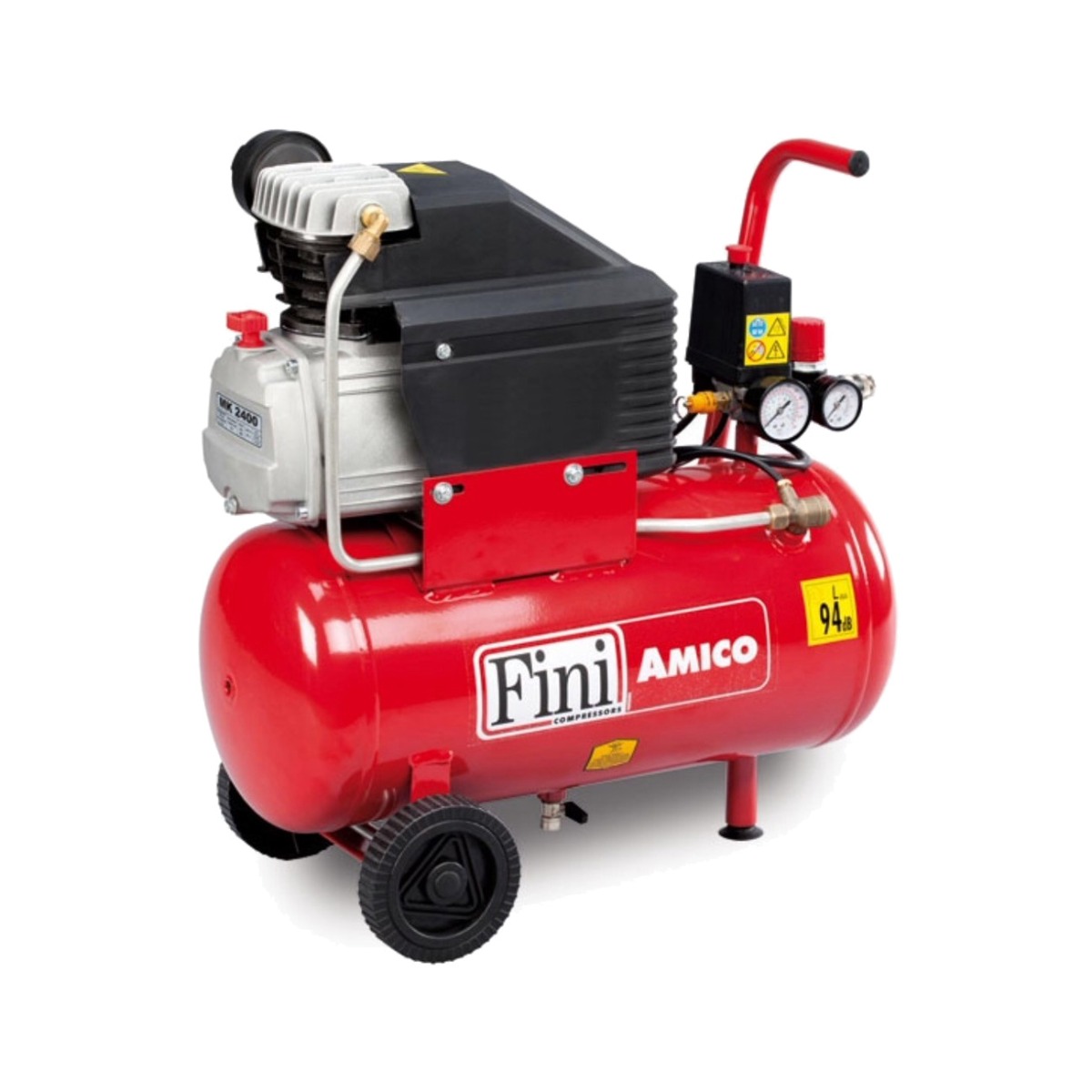 Compressore Aria 24V 95C - Per Auto E Officina, Pressione 120 PSI, Con Staffa - Foto 9