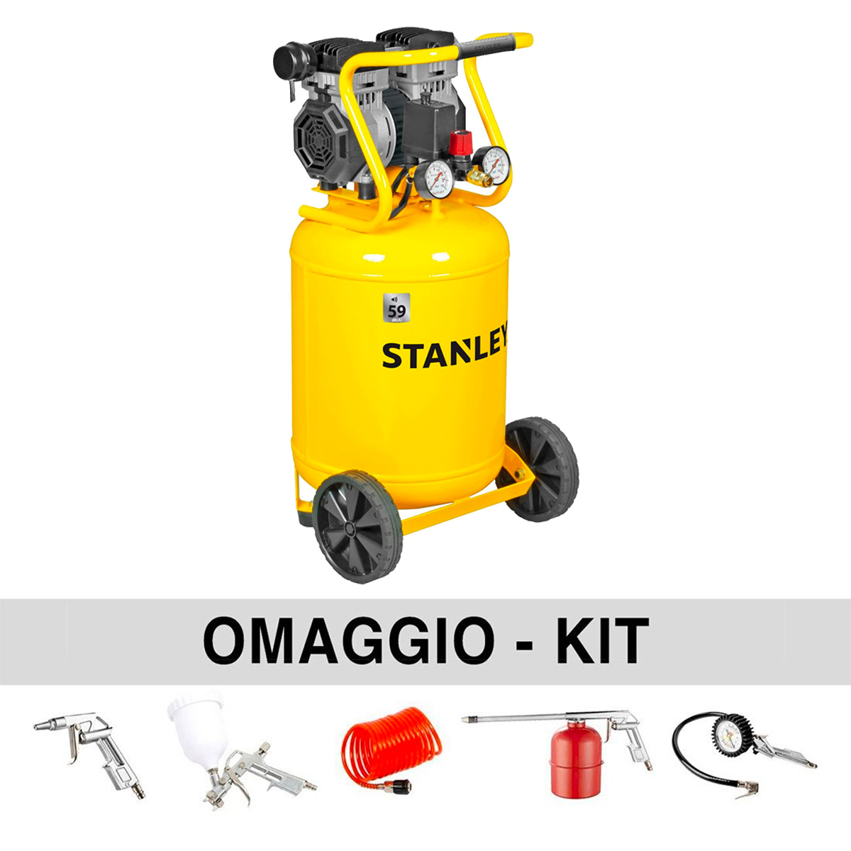 compressore aria 50 litri professionale