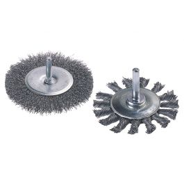 Spazzola A Disco In Nylon Wolfcraft 100mm - Per Pulizia E Lucidatura Delicata Di Legno E Metallo - Foto 3