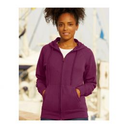 Fruit of The Loom Felpa Leggera con Cappuccio da Donna con