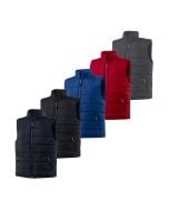 Gilet 'Antares' Sottozero - Giacca Imbottita Calda, Taglia XXL, Colore Grigio/nero