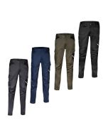 Pantaloni Da Lavoro Energy Ecowork Blu – 35% Cotone, Con Tasche E Velcro
