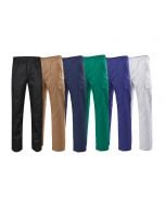 Pantaloni Da Lavoro BremboPlus Uomo E Donna In 100% Cotone Blu | Tasca Per Metro, Chiusura Con Zip E Bottone | Taglie Dalla XS Alla 4XL - 5