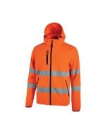Giacca Bomber Alta Visibilità GMworkwear – Imbottita, Impermeabile, Con Cappuccio, Taglie S-5XL