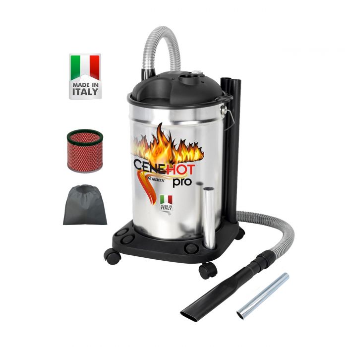 Aspiracenere Ribitech Cenehot PRO ceneri calde - Professionale in offerta a  € 89.9