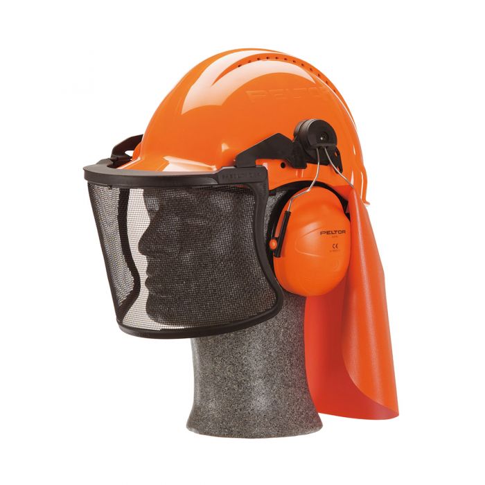 Casco Protettivo Forestale Con Visiera - Per Motosega, Tosaerba, Decespugliatore - Foto 3
