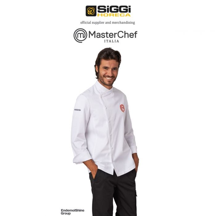 Giacca cuoco Master Chef Siggi bianca 26GA0197 a soli €