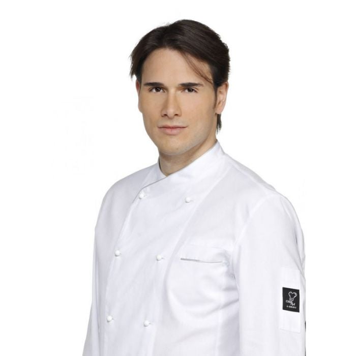 Giacca Chef Leggera Giblor's Paul - Bianco, Tessuto High Tex, Taglio Comfort Fit