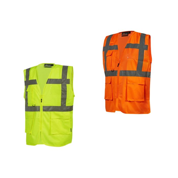 Gilet da lavoro alta visibilità U-Power Castor