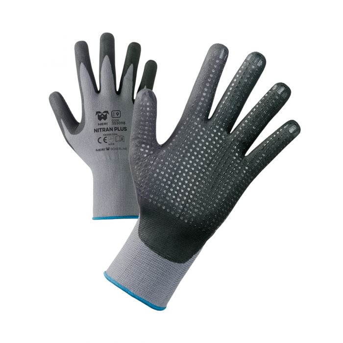 10 Paia Guanti Da Lavoro Neri - Rivestimento PU, Taglia M, Per Edilizia, Giardinaggio, Meccanica - Foto 4