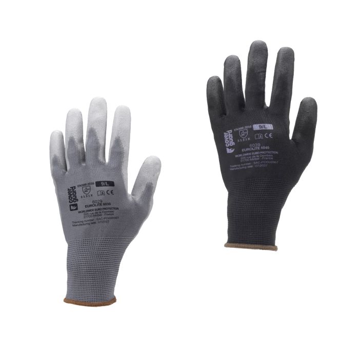 GUANTO POLIESTERE SPALMATO PU NERO TG. 10 - Foto 7