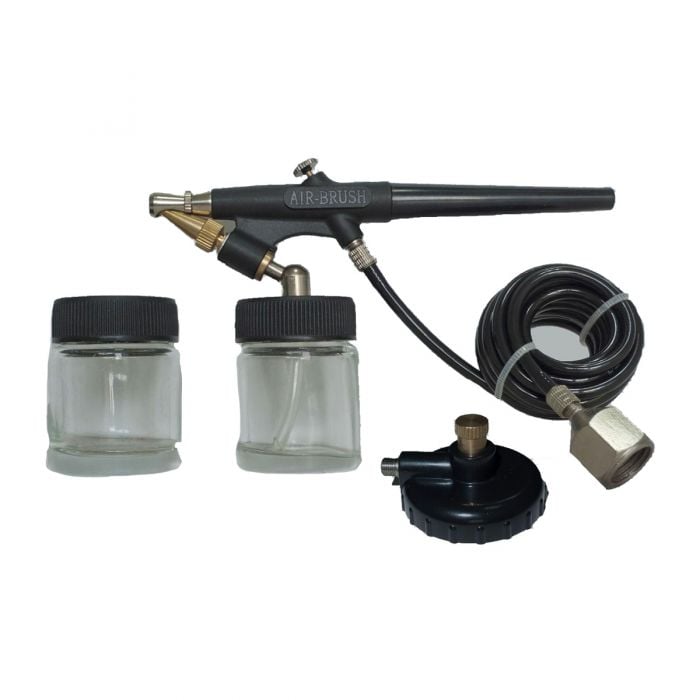 Kit Aerografo Cordless Con Compressore – Controllo Pressione A 3 Marce, Punta 0,3 Mm, Ricarica USB, Per Verniciatura Auto E Modellismo