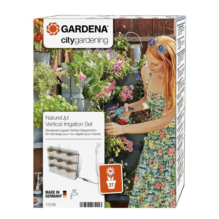 Set di irrigazione a goccia per giardino, serra e aiuole rialzate – 10 m/33 FT tubo