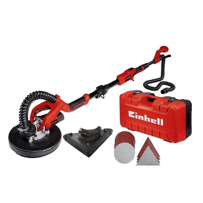 Levigatrice Per Muri TSW 225 Con Teste Intercambiabili - 710W, Set Abrasivi Incluso, Per Cartongesso E Angoli