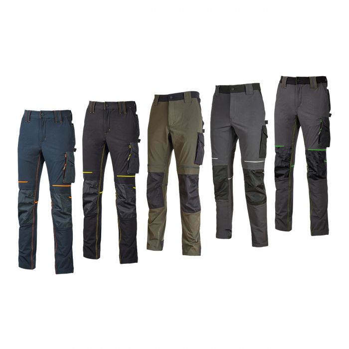 Pantaloni da lavoro U-Power Atom U-4 stretch in offerta a € 61.9