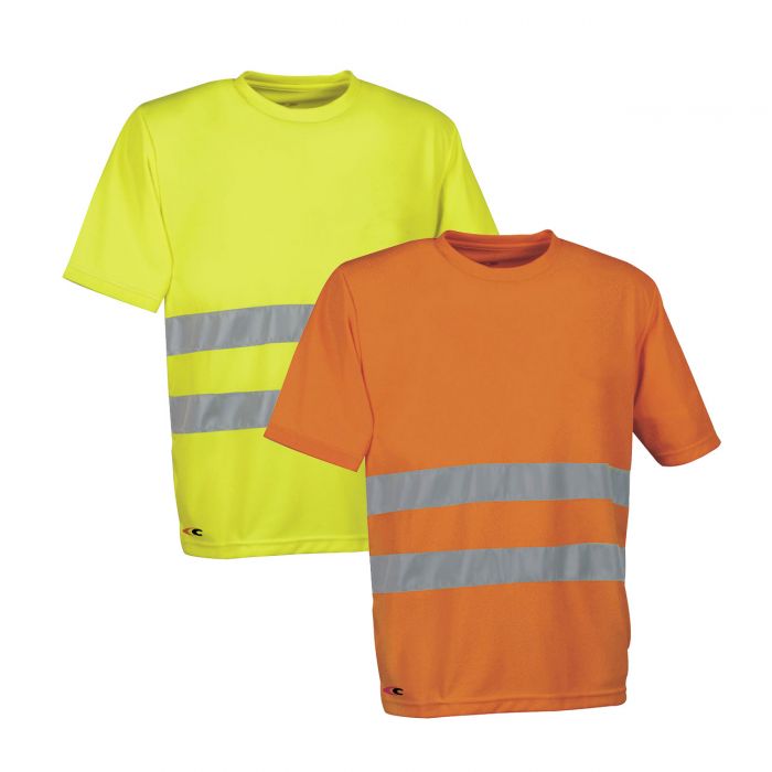 Camicia Riflettente Arancione Ad Alta Visibilà Con Nastri - Foto 12