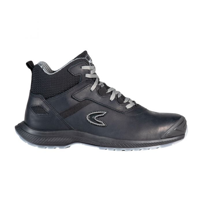 Scarpe antinfortunistiche Alte S3 SRC ESD Crosta Scamosciata e Pelle nubuk 590gr punta Alluminio ritmo PASITOS