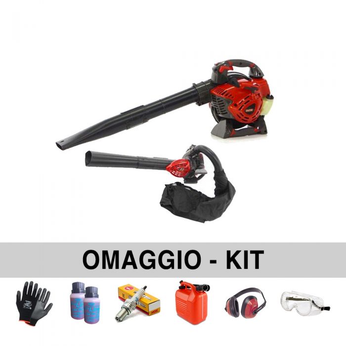 Aspiratore Soffiatore SCOPPIO BLC27 - Motore 2T 27.6 Cc, Velocità Aria 250 Km/h - Foto 4