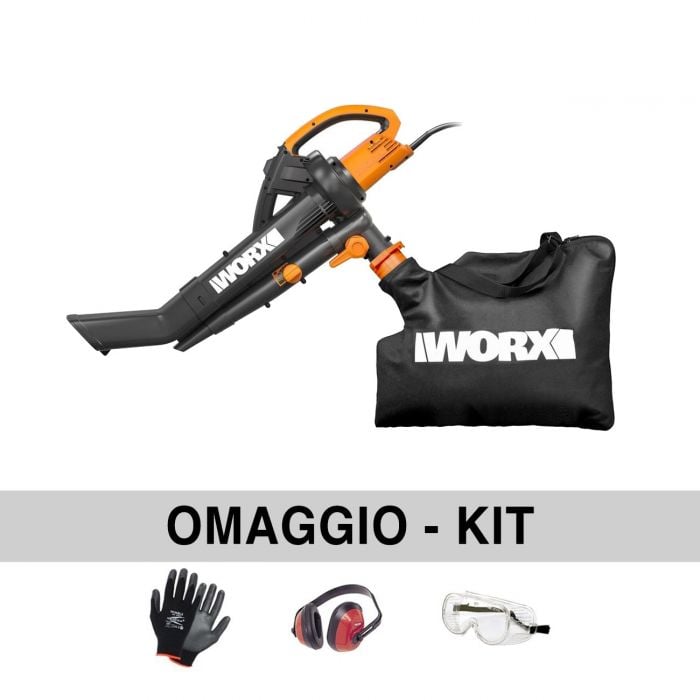 Soffiatore Aspiratore elettrico WORX WG505E in offerta a € 93.9