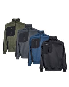 Felpa da lavoro U-Power Leeds mezza zip