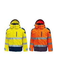 Giubbotto alta visibilità impermeabile U-Power Defender