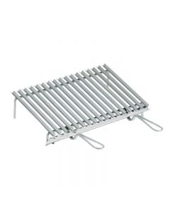 Set 4 Utensili Per Barbecue In Acciaio Inox | Spatola Forata, Pinze, Forchetta E Spazzola | Con Manici In Legno Di Acacia