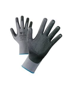 6 paia di guanti in nitrile giallo nitrile, taglia 9 (L), Cat.2 EN420