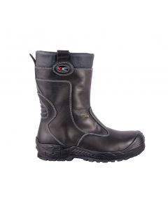 Georgia Boot Stivali Da Lavoro Impermeabili Con Lacci - Pelle Pieno Fiore, Suola In Gomma, 8 Pollici