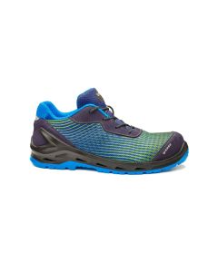 Scarpe Antinfortunistiche Base Protection Marathon - Leggere, Traspiranti, S3 SRC - Puntale Non Metallico - Uomo/Donna - Taglia 43 (Nero/Blu/Giallo) - 3