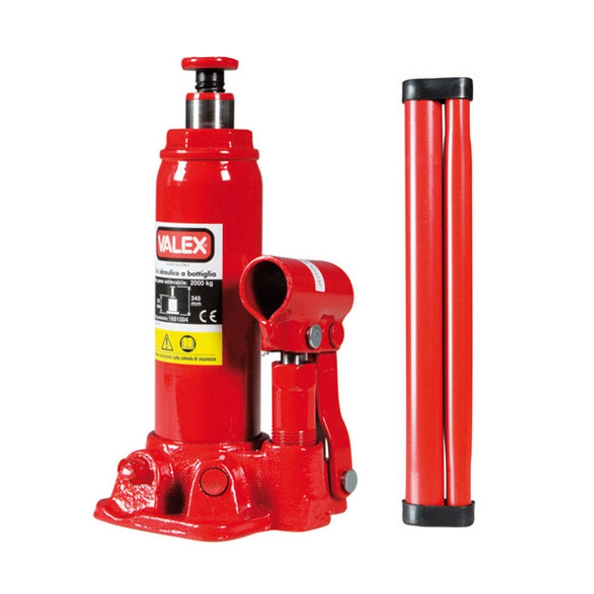 Cric Idraulico A Bottiglia SX Premium 16 Tonnellate, Struttura Saldata - Per Auto, Rimorchi, Professionale