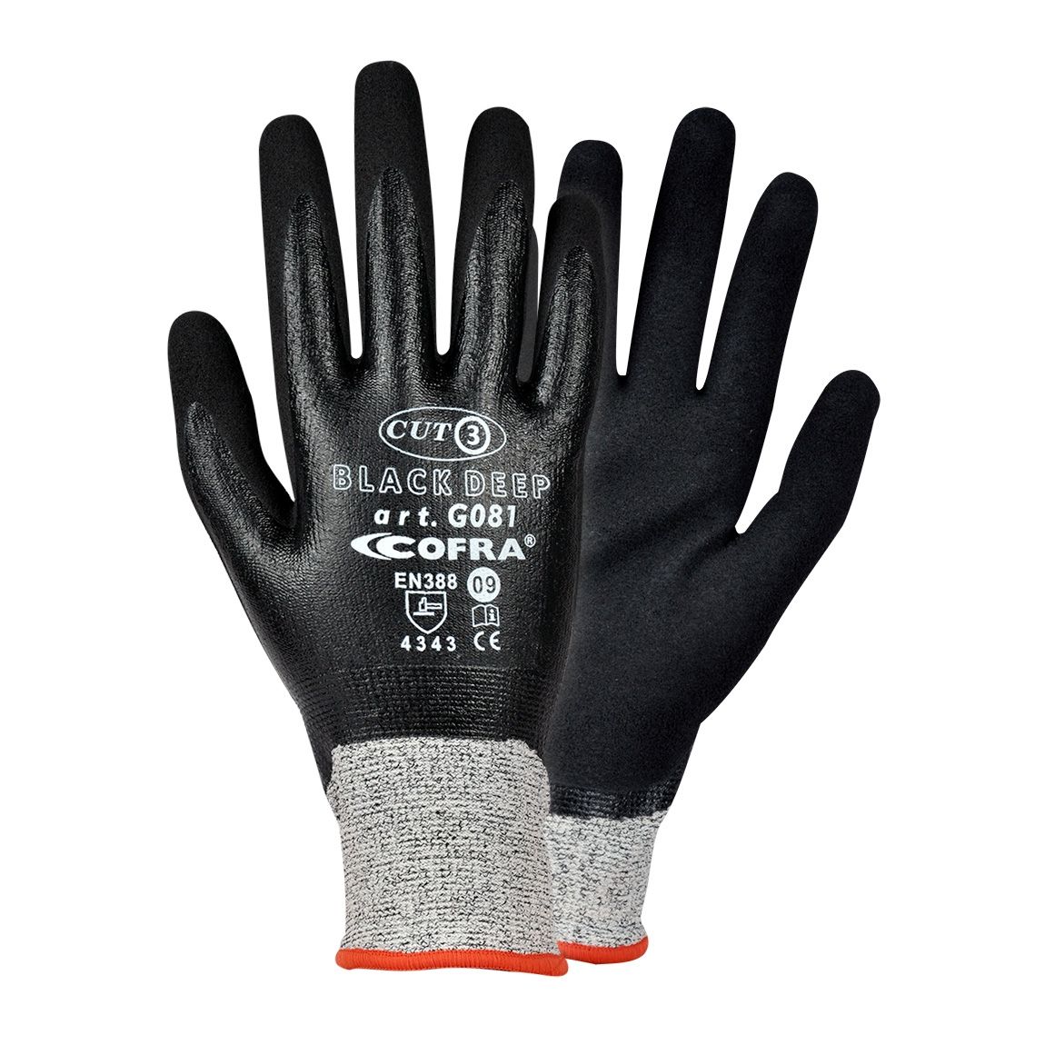 Guanti da lavoro Blackrock Super Grip, Nitrile nero, uomo e donna, guanti da copertura, magazzino, sottili, fai da te, giardinaggio, outdoor, guanti da lavoro di sicurezza