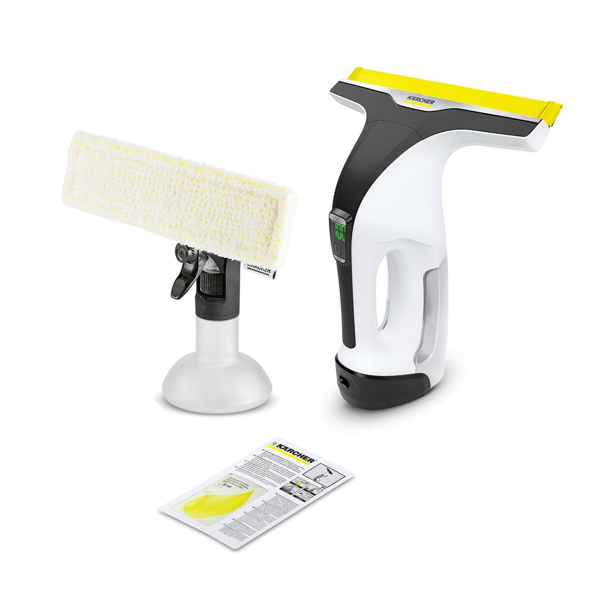 Lavavetri Kärcher WV 1 Plus - Aspiragocce A Batteria Per Vetri E Superfici Lucide, Autonomia 25 Minuti - Foto 5