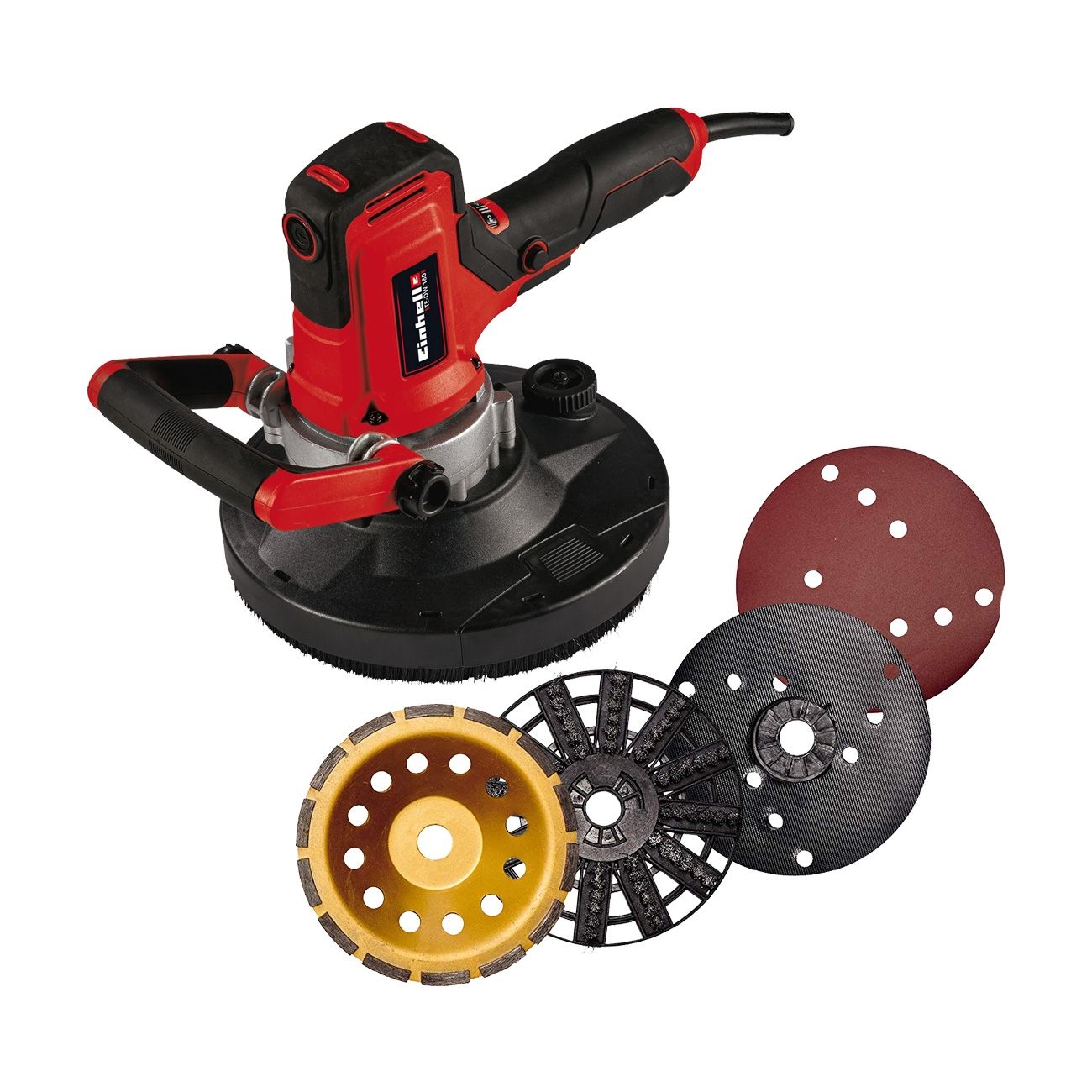 Levigatrice Manuale Per Muri - 70x198mm, Con 5 Dischi Abrasivi Da P80 A P320 - Foto 5