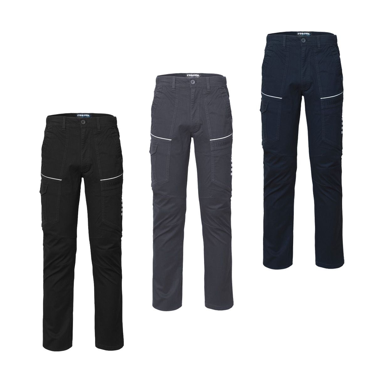 Pantalone Donna Casual 7/8 Gamba Stretta Slim Fit Con Nervine Made In Italy 0964 Beige 40 - Foto 9