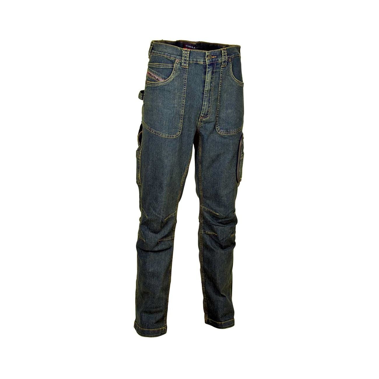 Pantaloni jeans da lavoro elasticizzati Cofra Barcelona in offerta a € 37