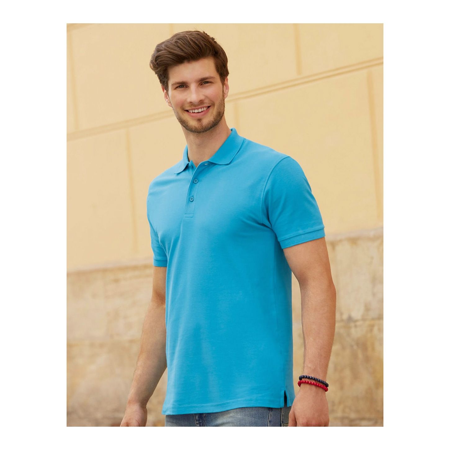 Magliette Uomo Fruit Of The Loom Super Premium - Confezione Da 5, 100% Cotone - Foto 4