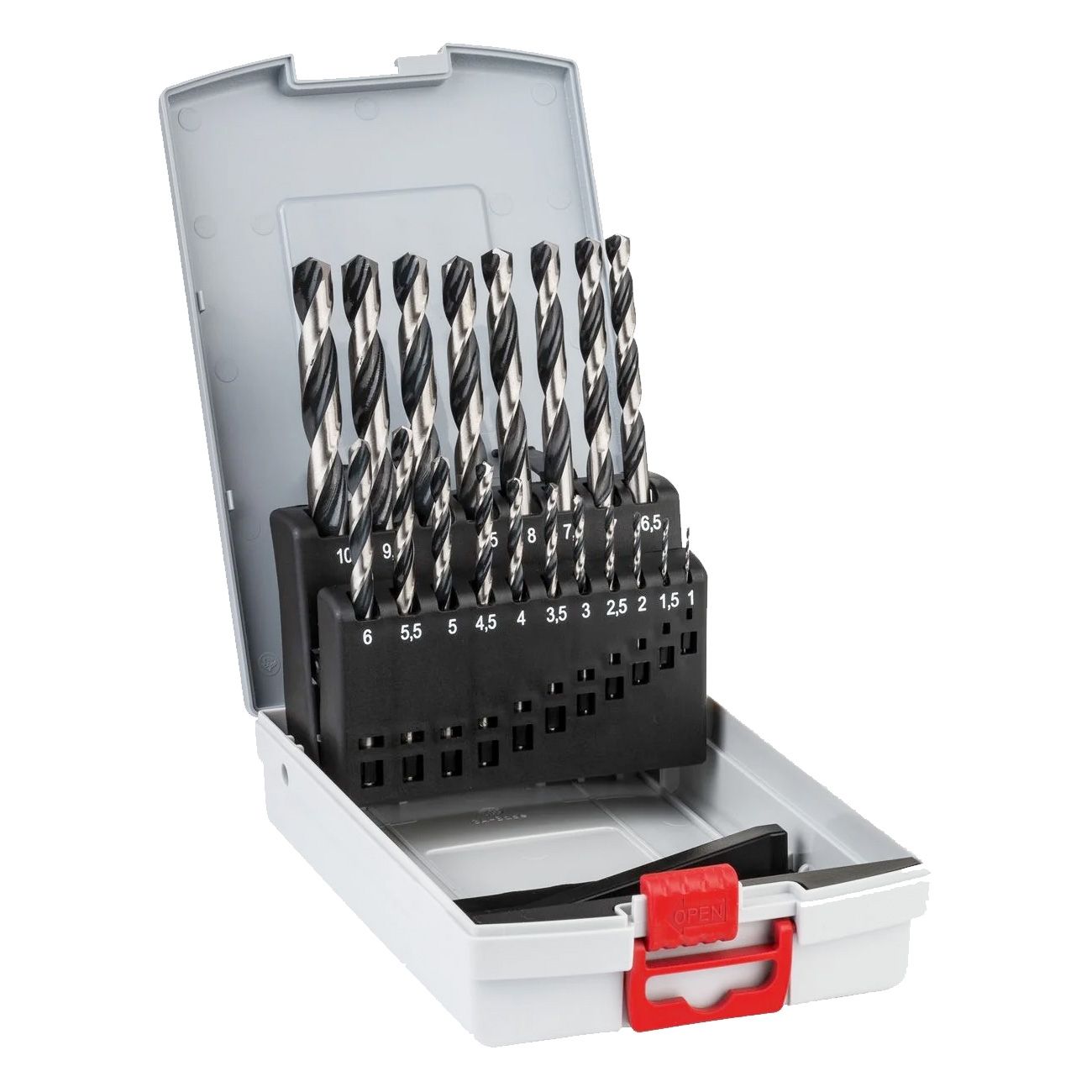 Set Di 99 Punte Per Trapano HSS Rivestite In Titanio, 1-10 Mm, In Acciaio 4241, Con Scatola Porta Punte Per Legno E Metallo