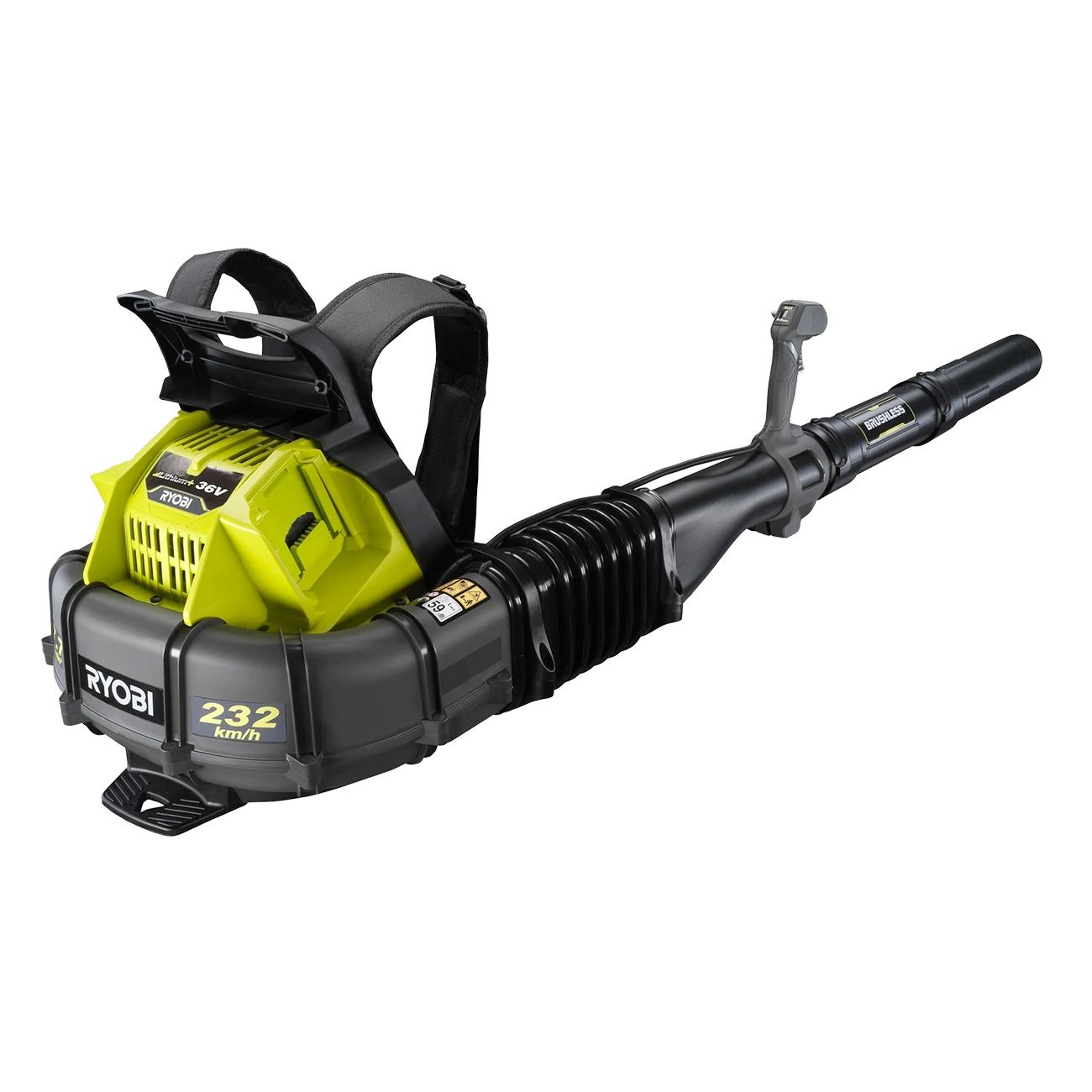 Soffiatore a zaino Ryobi RY36BPXA-0 a batteria in offerta a € 307.9