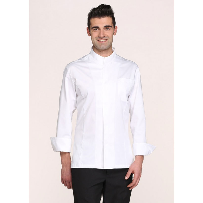GIACCA CUOCO MANICA CORTA UNISEX TOMMASO BIANCA - 10
