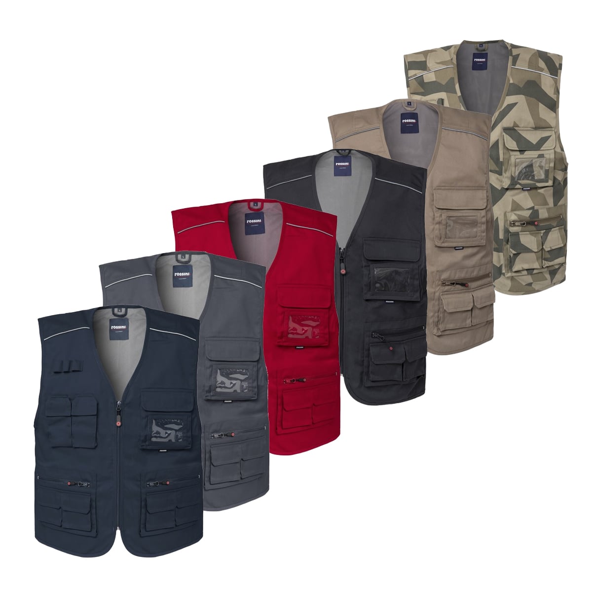 Gilet da pesca di marca Mens Outdoor Multi-tasche abbigliamento da pesca Quick Dry gilet maschile tuta da esterno indossare gilet fotografici  18