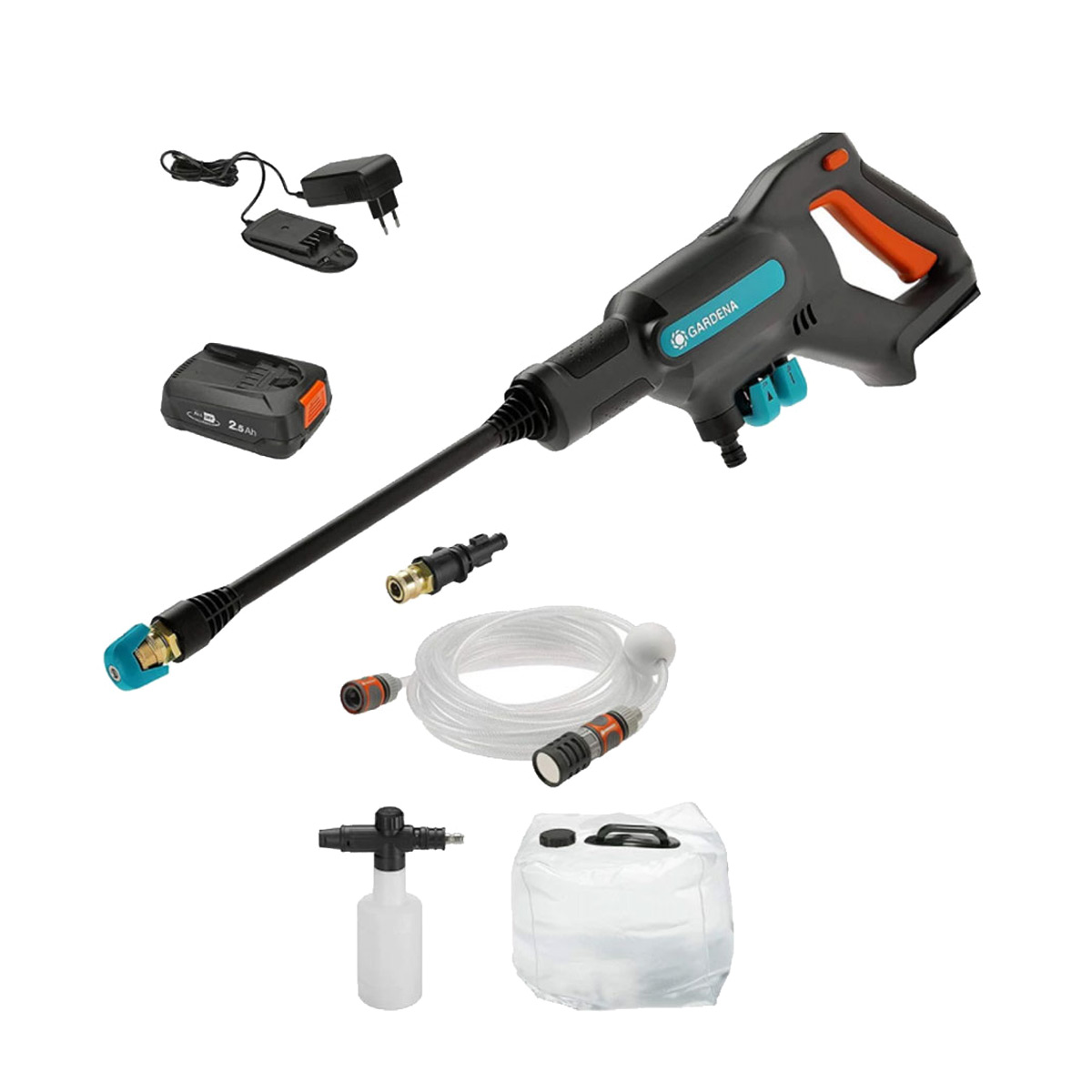 Idropulitrice A Batteria, Idropulitrice Portatile Con 6 In 1 Ugello