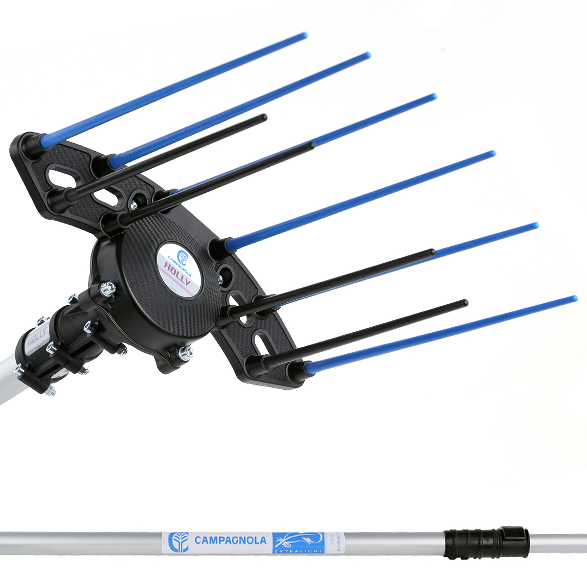 Scuotitore Olive Professionale Campagnola Alice58 - Asta Telescopica Carbonio 150-220cm, Doppio Movimento - Foto 4