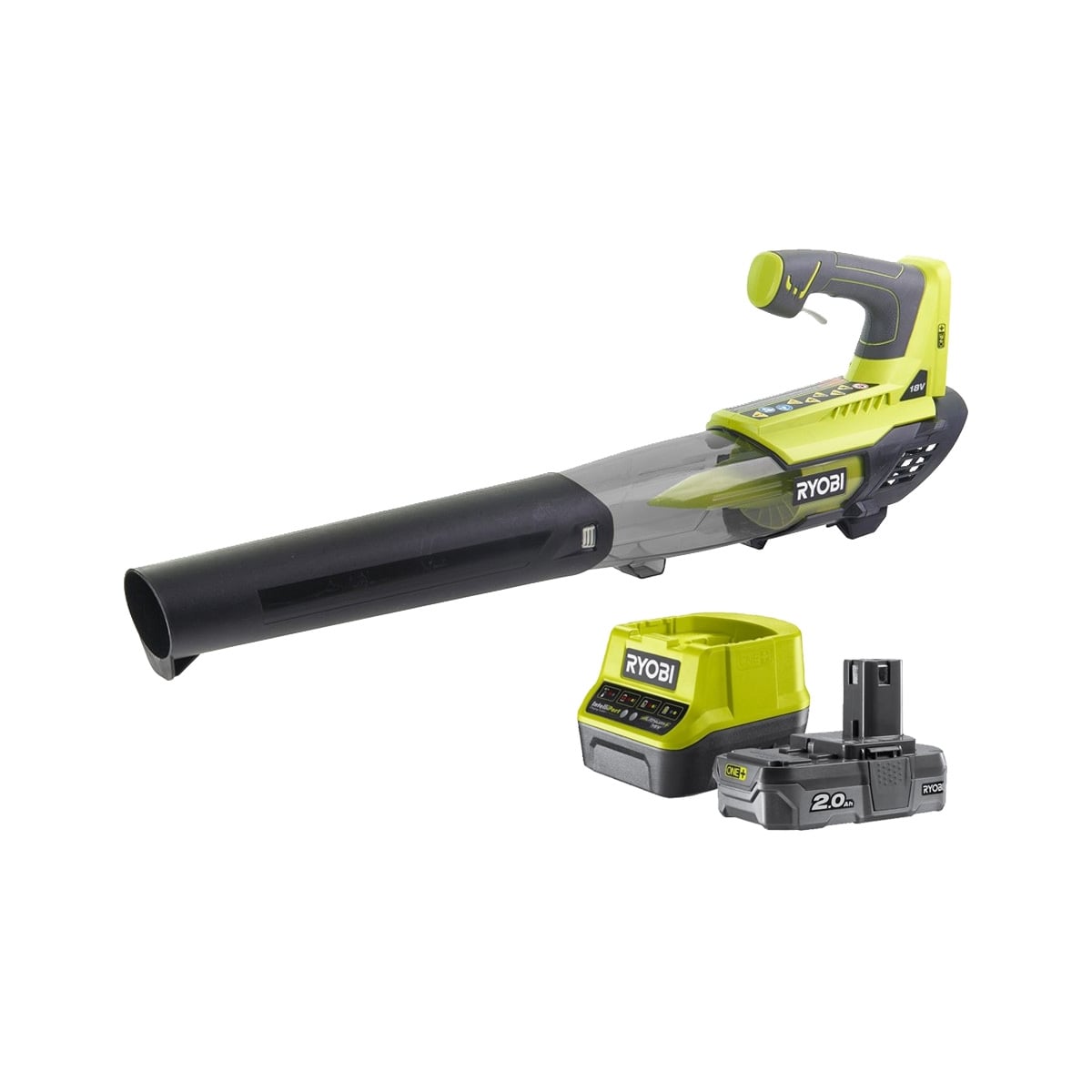Soffiatore A Batteria Kärcher LBL 2 18V - Velocità Aria 210 Km/h, Peso 2 Kg, Tubo Rimovibile, Ugello Raschiante