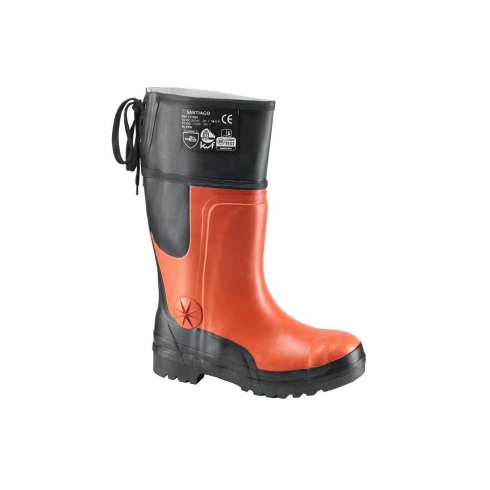 NITRAS 7421 Micro Step II Stivali Di Sicurezza S1P – Antiscivolo SRC, Taglia 43 – Nero/rosso