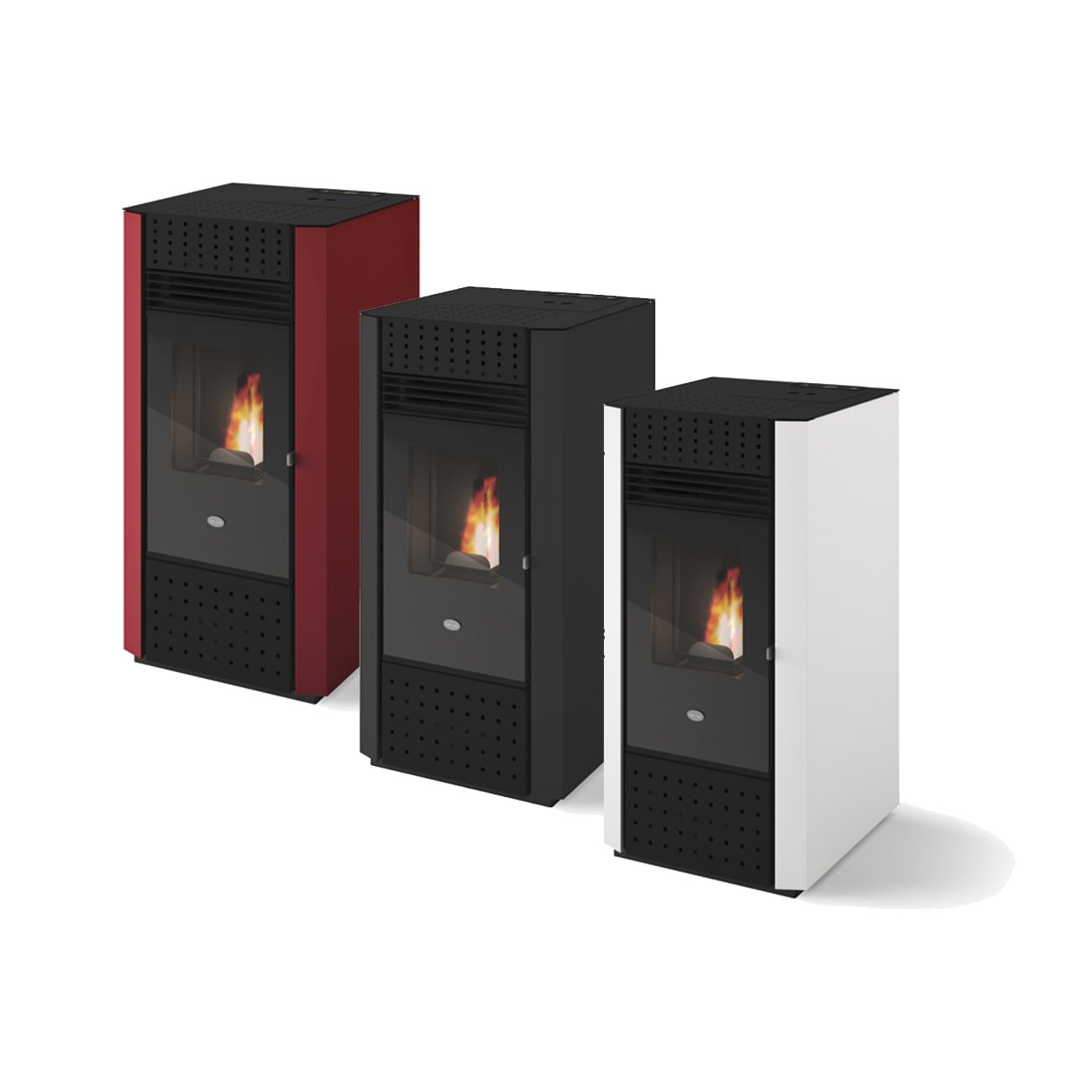 stufa pellet canalizzata 4 uscite
