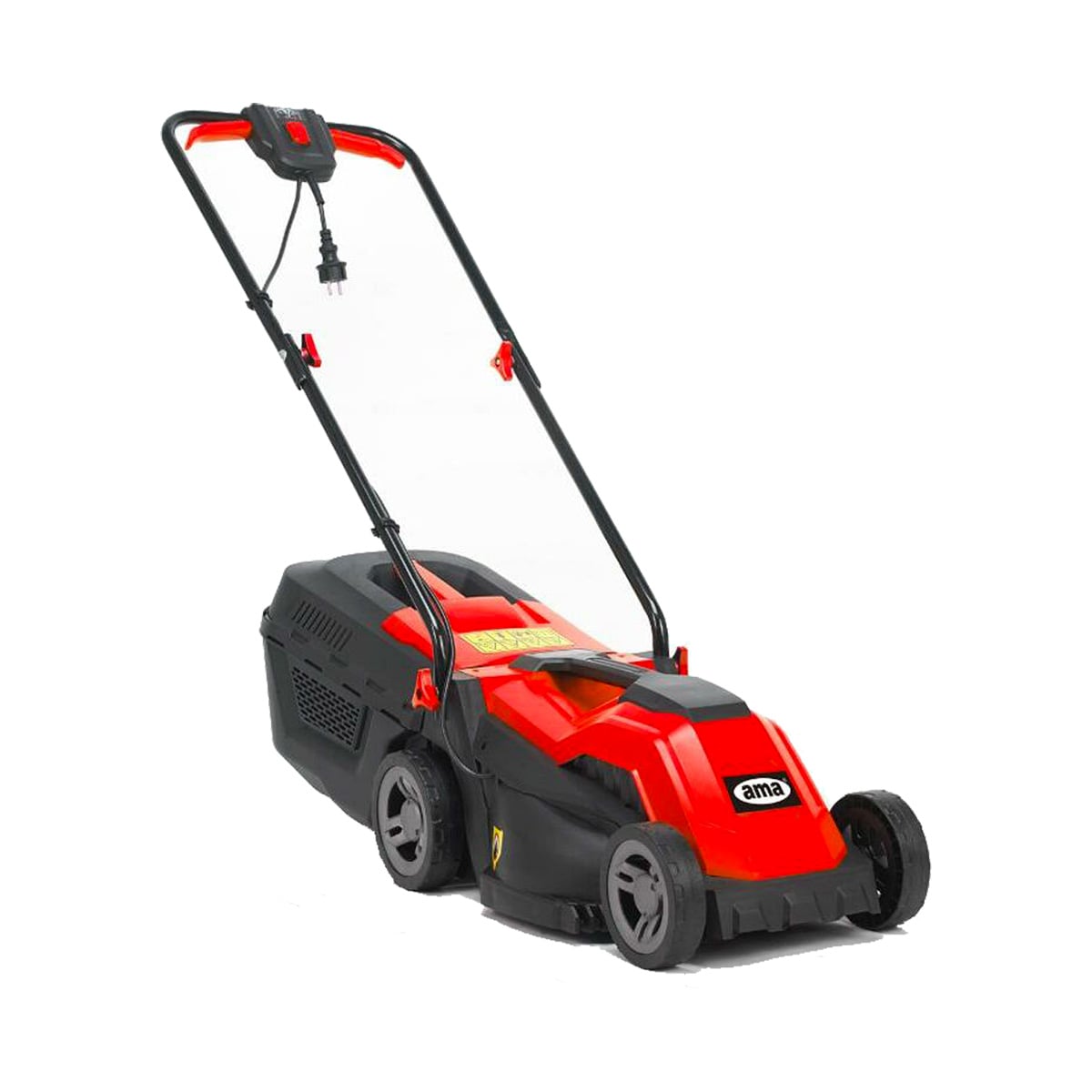 Tagliaerba Elettrico Vigor 1000W - Tosaerba Con 4 Ruote, Giallo E Nero, Per Giardini Piccoli - Foto 12