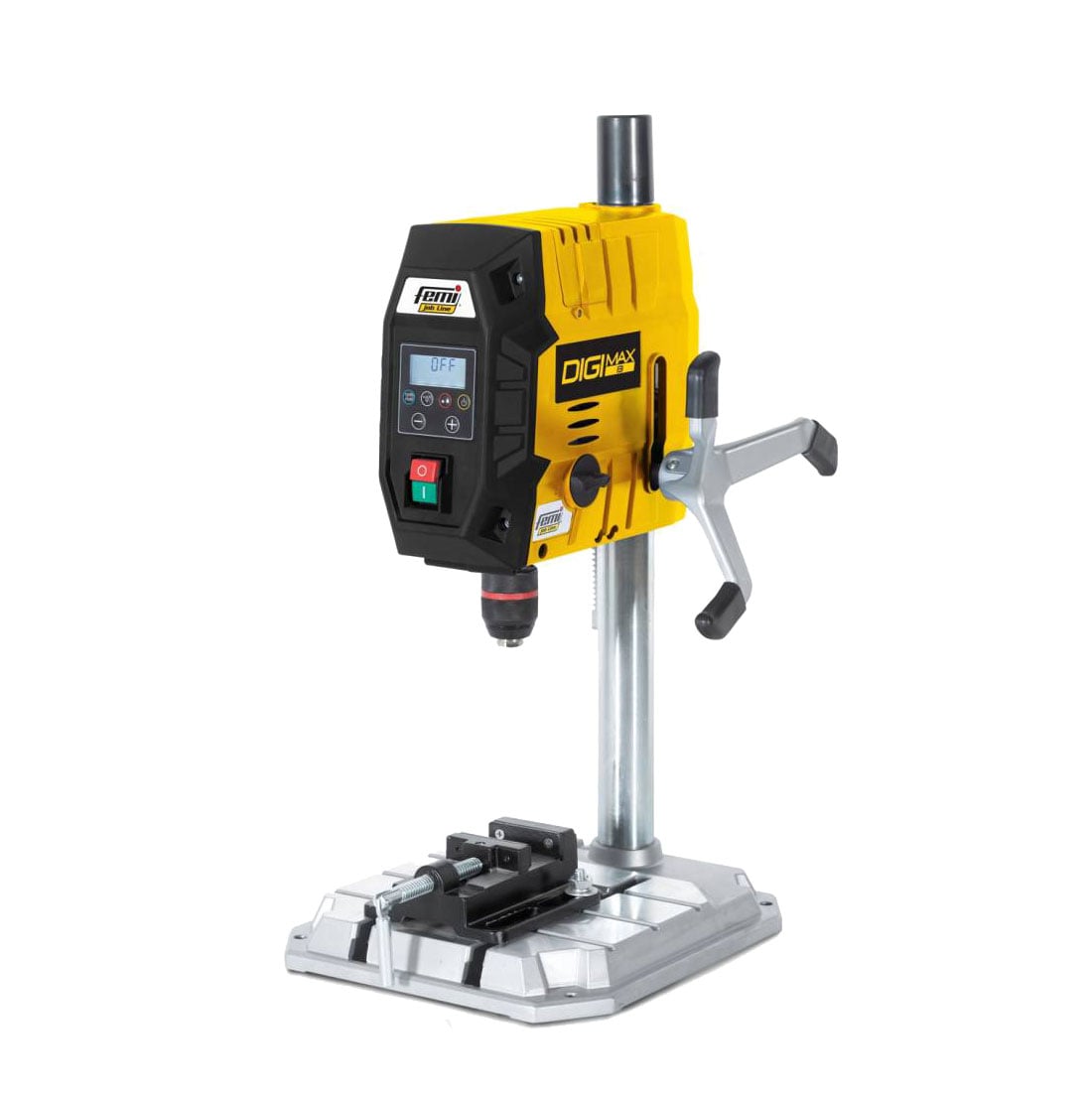 Trapano A Colonna FEMIJOB DIGIMAX13 720W - Mandrino 13mm, Velocità Variabile, Da Banco - Foto 8