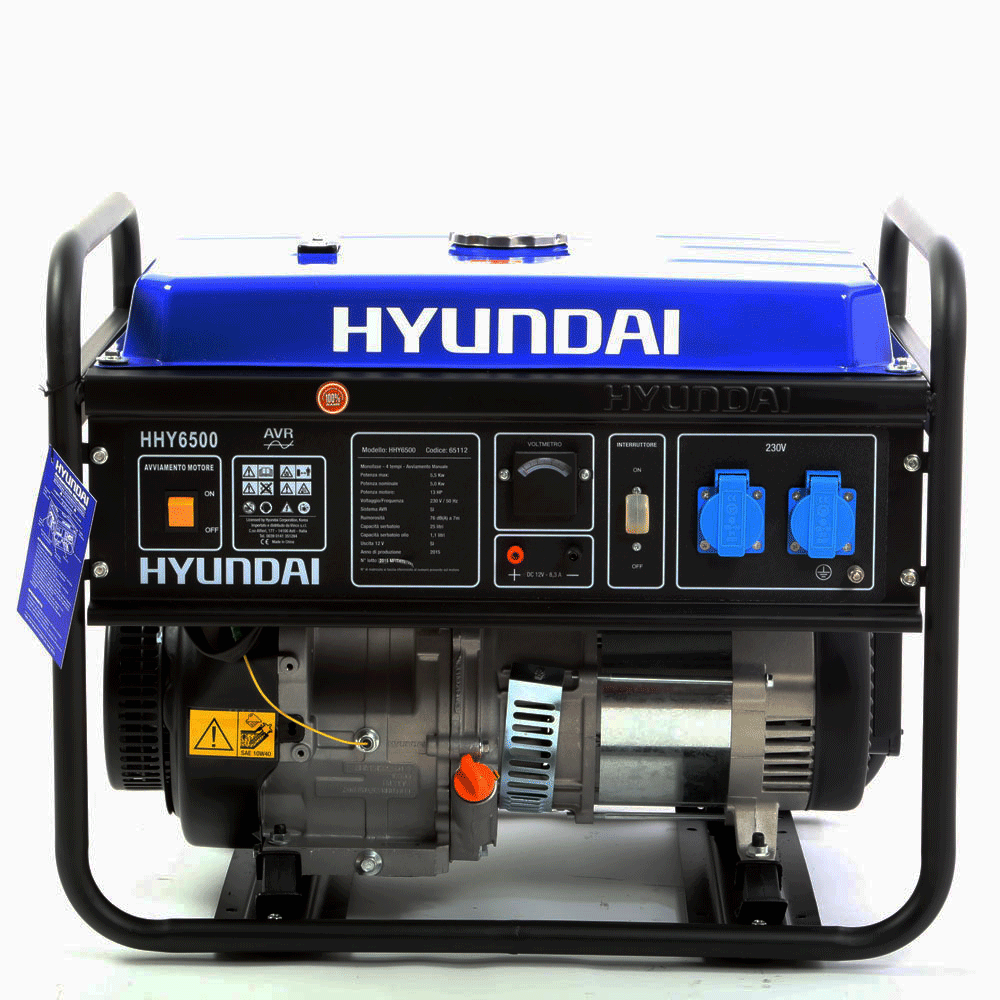 Генератор hyundai 6500